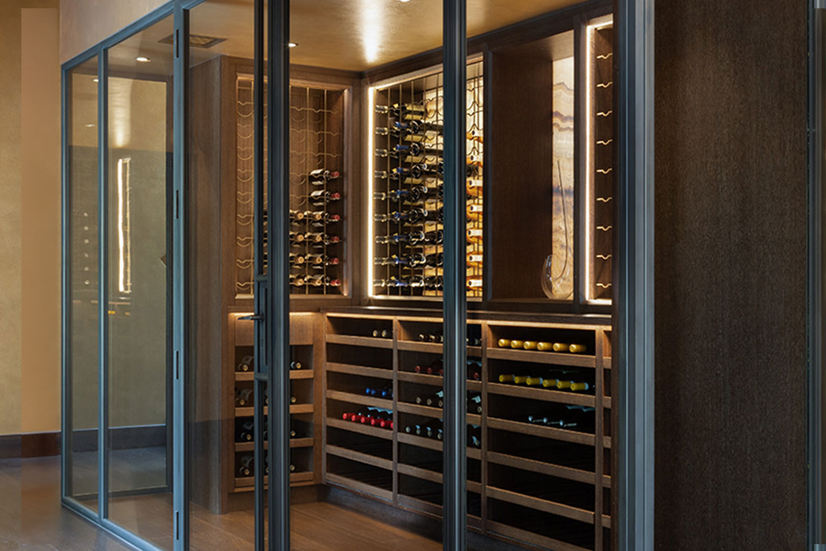 Bronze used as a stunning room divider