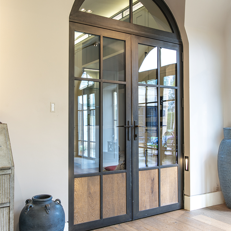 bronze wood with wood panel