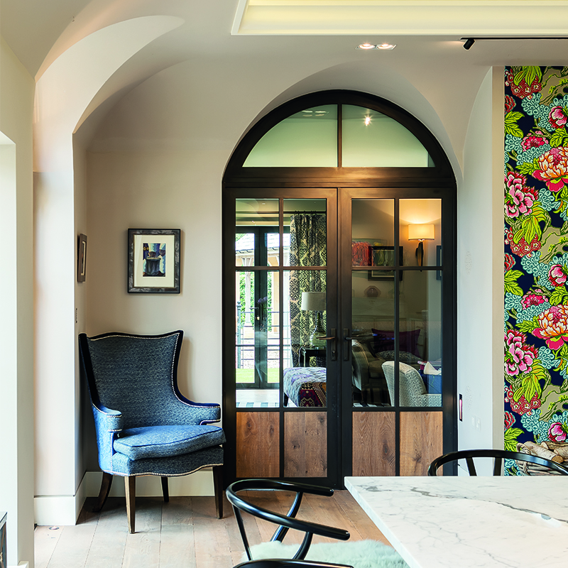 bronze wood with wood panel