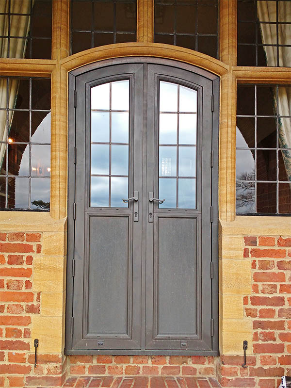 bronze doors as front entrance