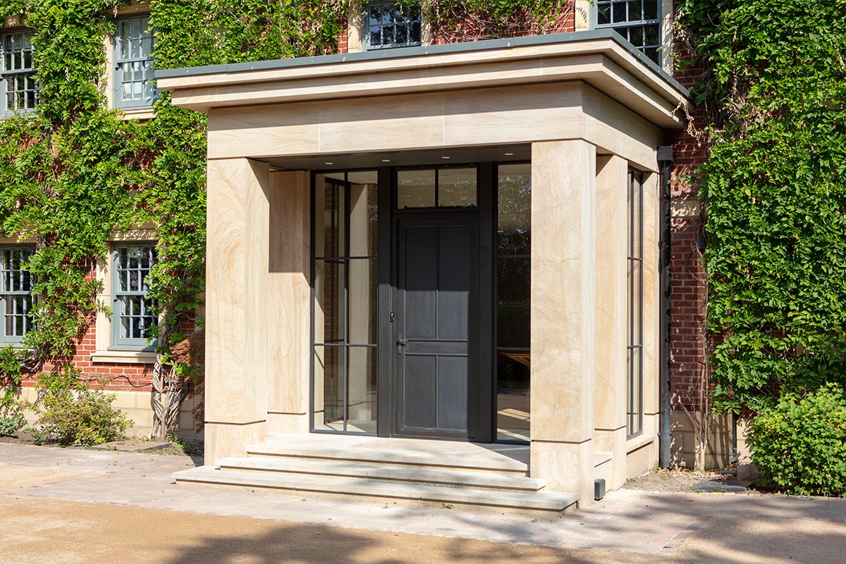 country home bronze door entrance