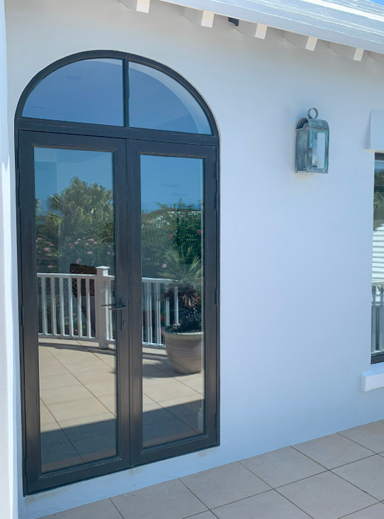 Bronze door