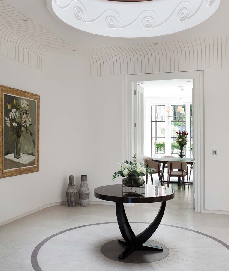 Hallway of country home