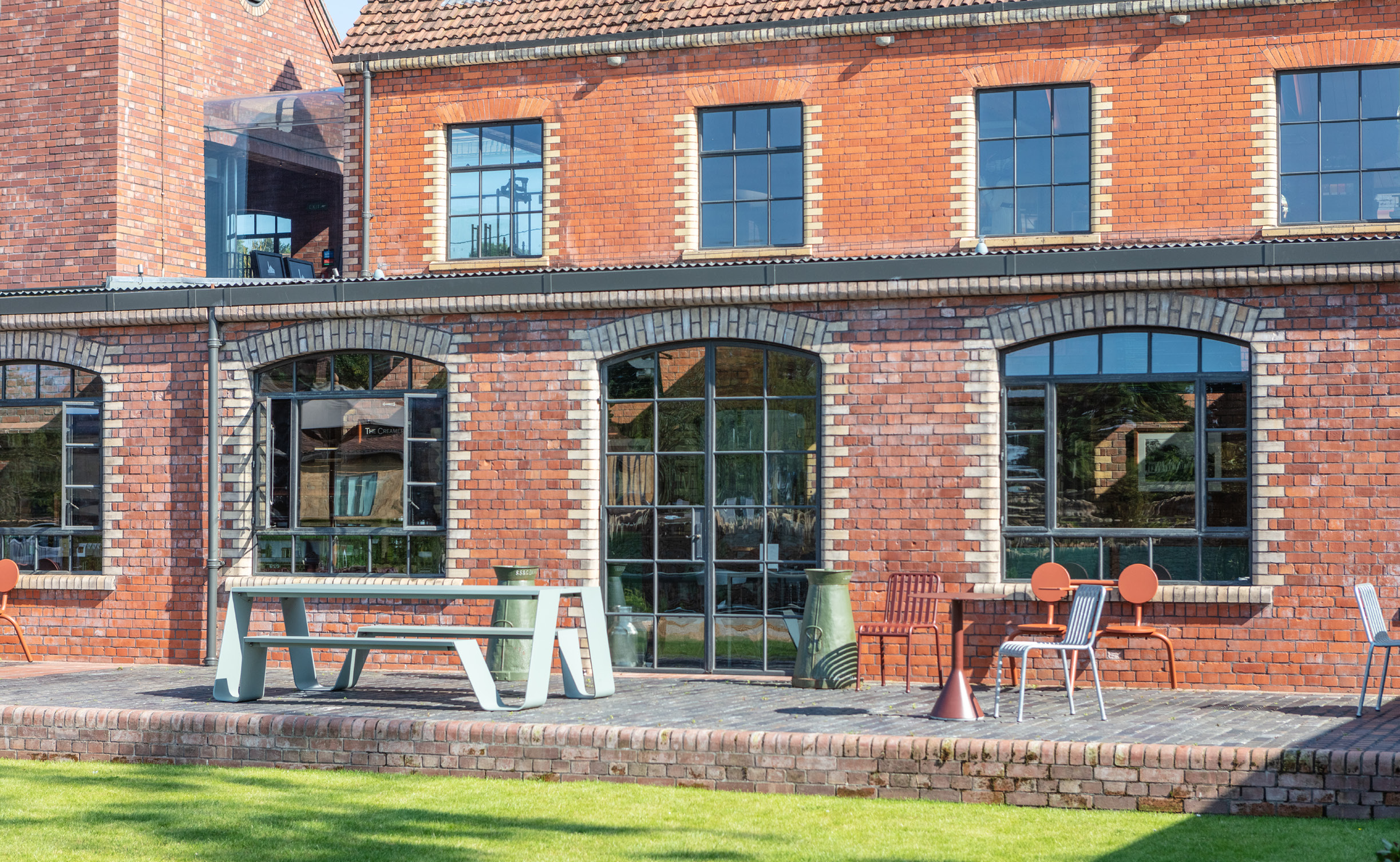 The Creamery, windows at doors