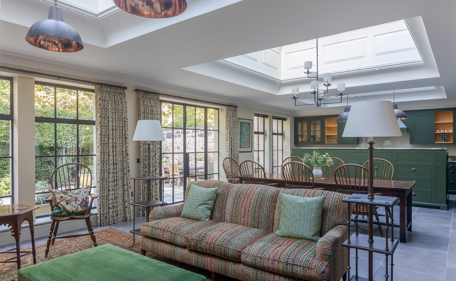 Open plan living room