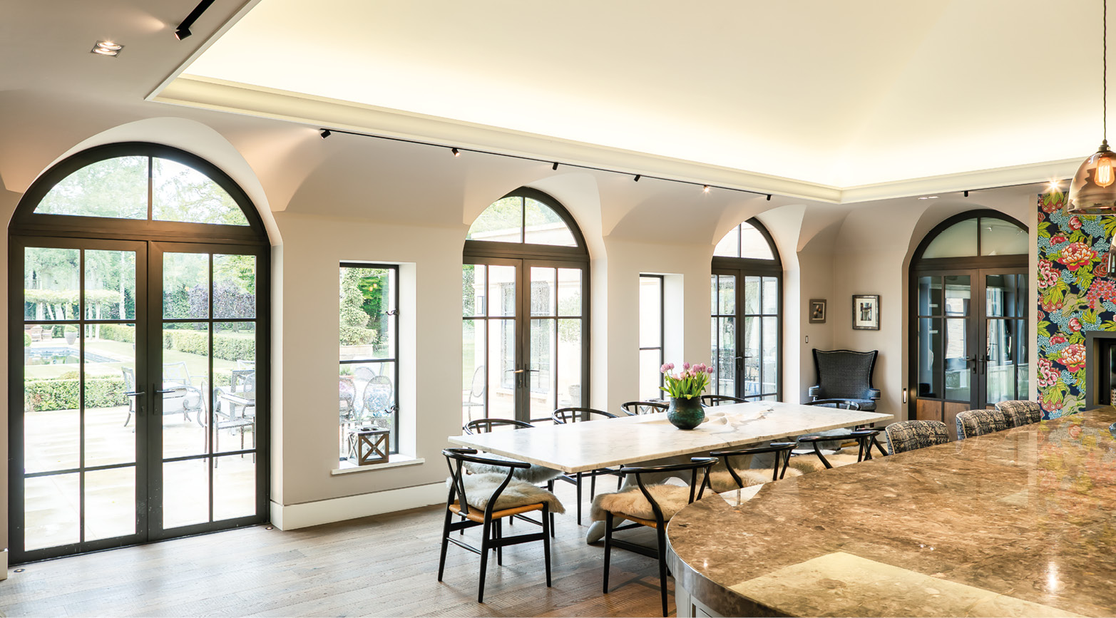 Bronze kitchen extension