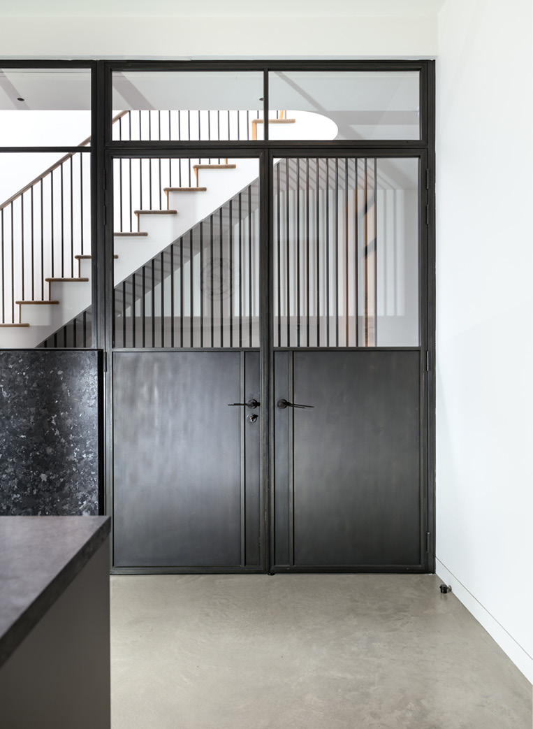 bronze doors in london basement