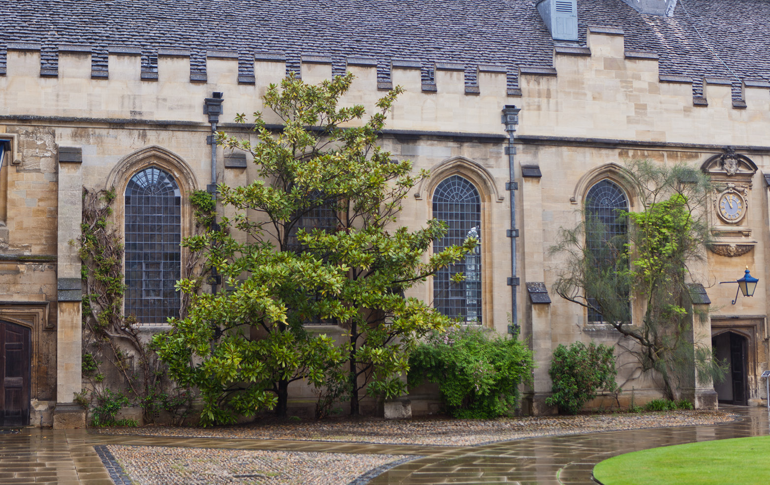 Outside st johns college oxford
