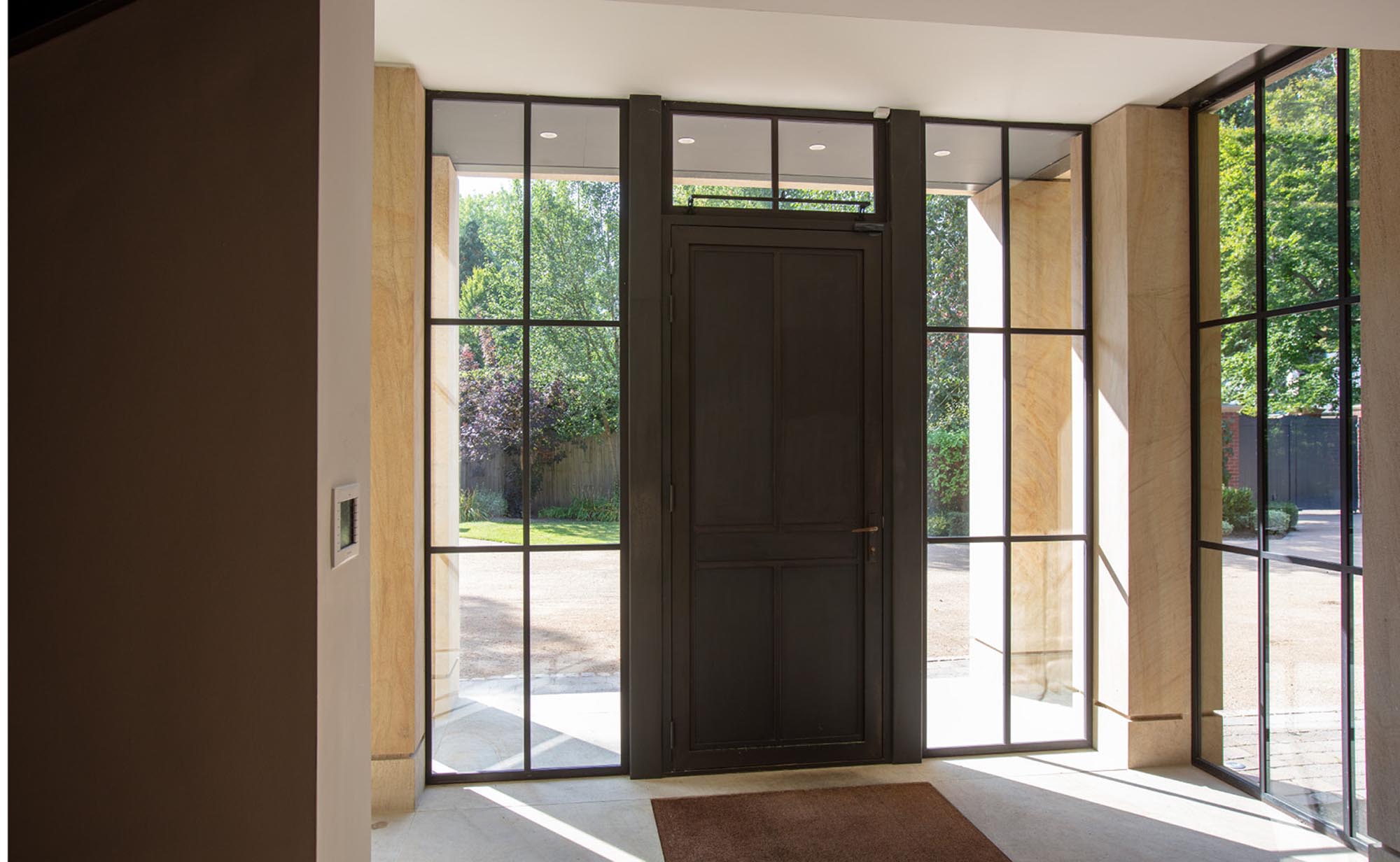inside bronze entrance