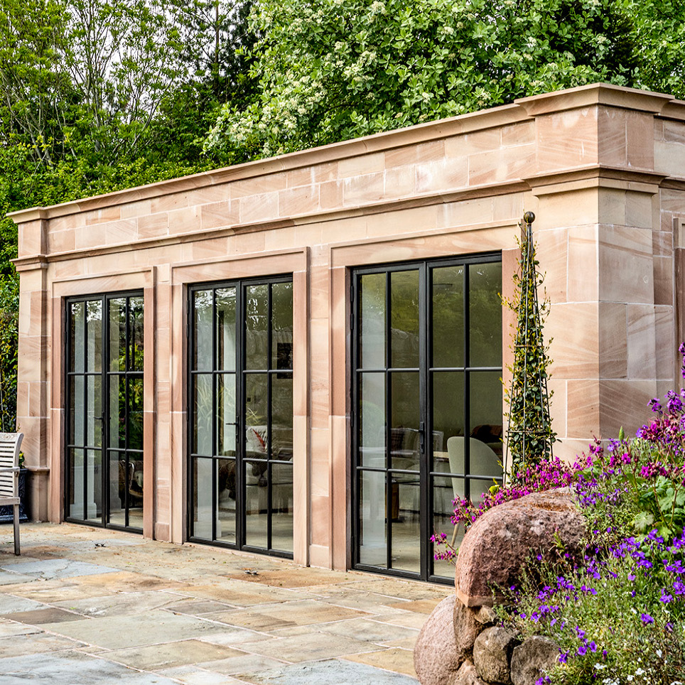 Close up of garden room