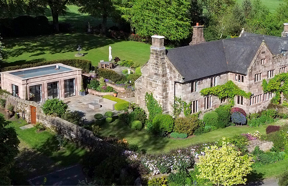 Period property with freestanding garden room