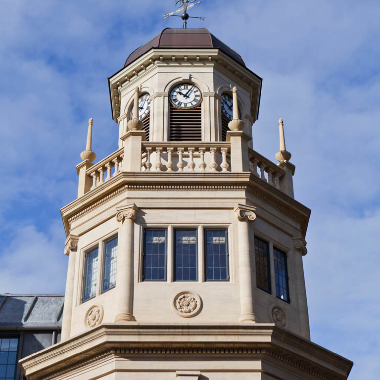Brighton College Clocktower with Bronze Windows
