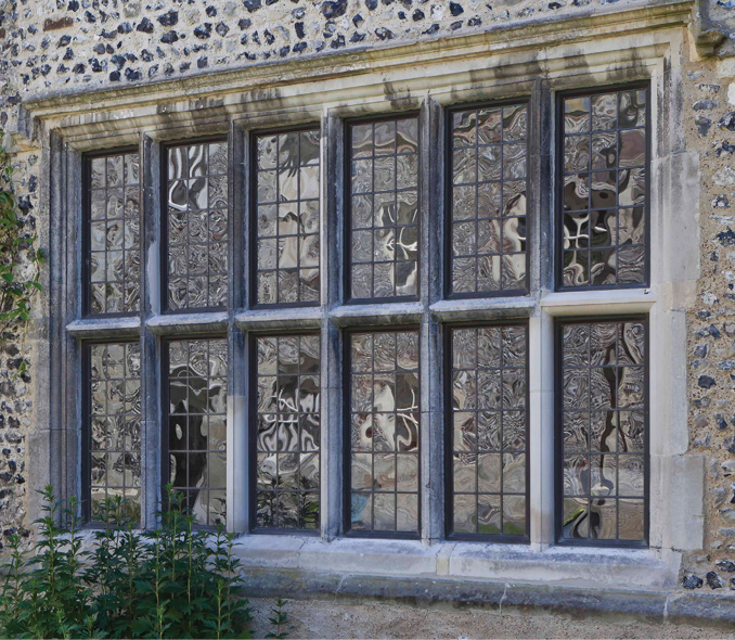 Listed Building at Manchester University with Bronze Casements