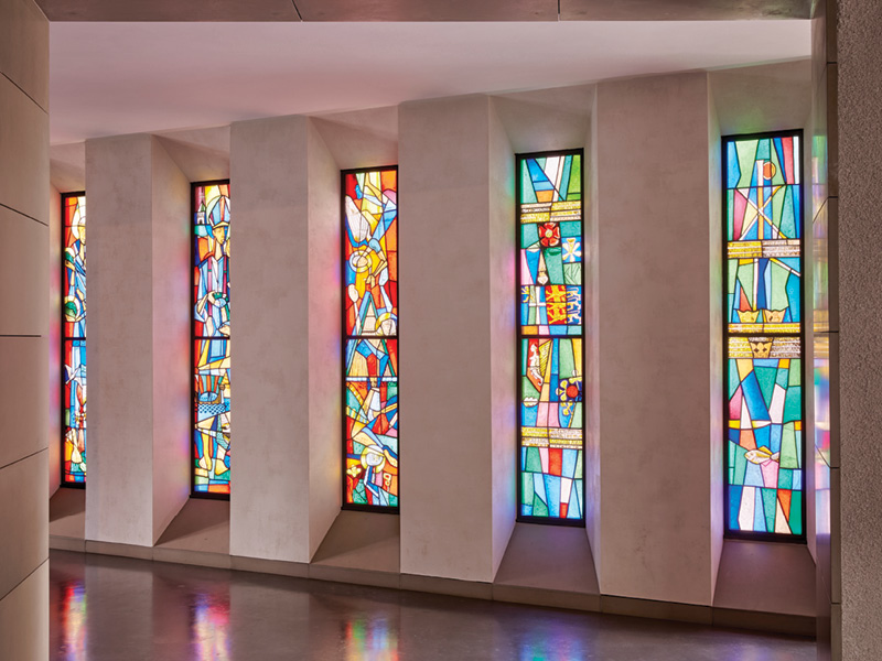 Lancing College Bronze Windows