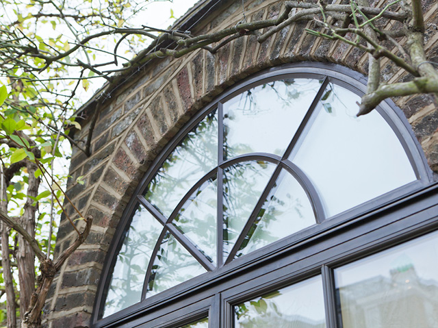 Curved Clerestory Window with Silicone Pointing