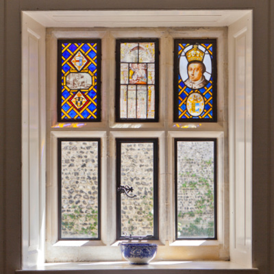 Heritage Window with Stained Glass