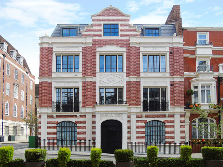 Brick-Built City Property with Large Selection of Bronze Windows