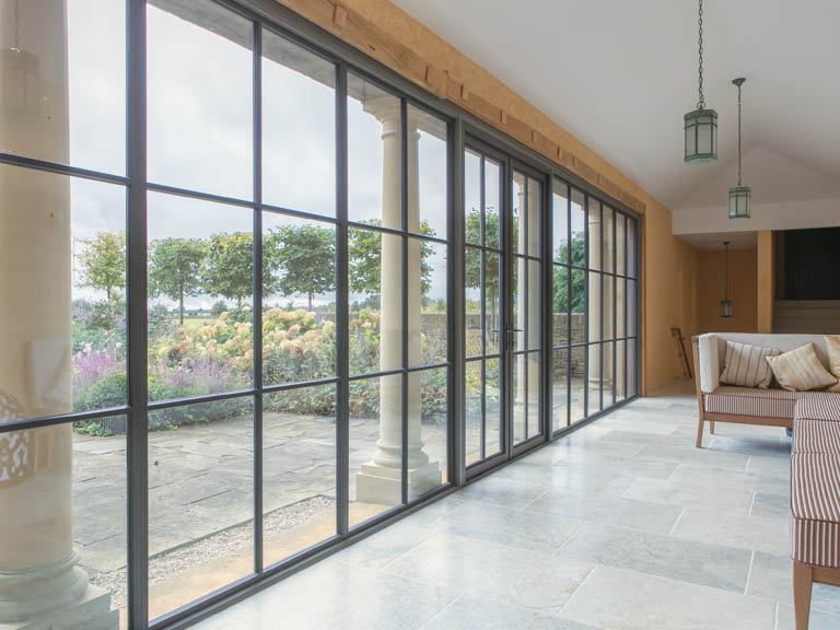 Bronze Screen on a Residential House