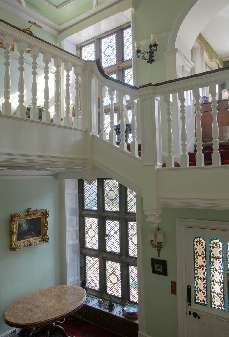 Multi-Storey Screen of Bronze Windows