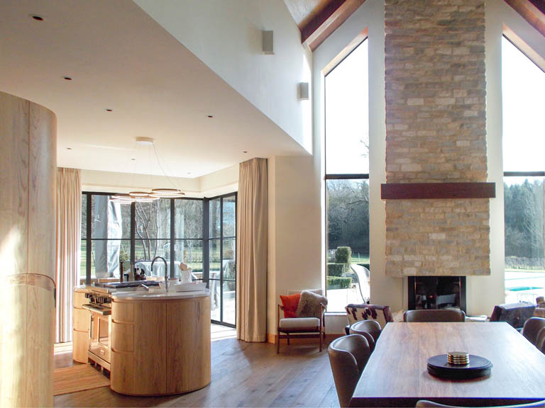 Thermabronze Windows in an Open Plan Room