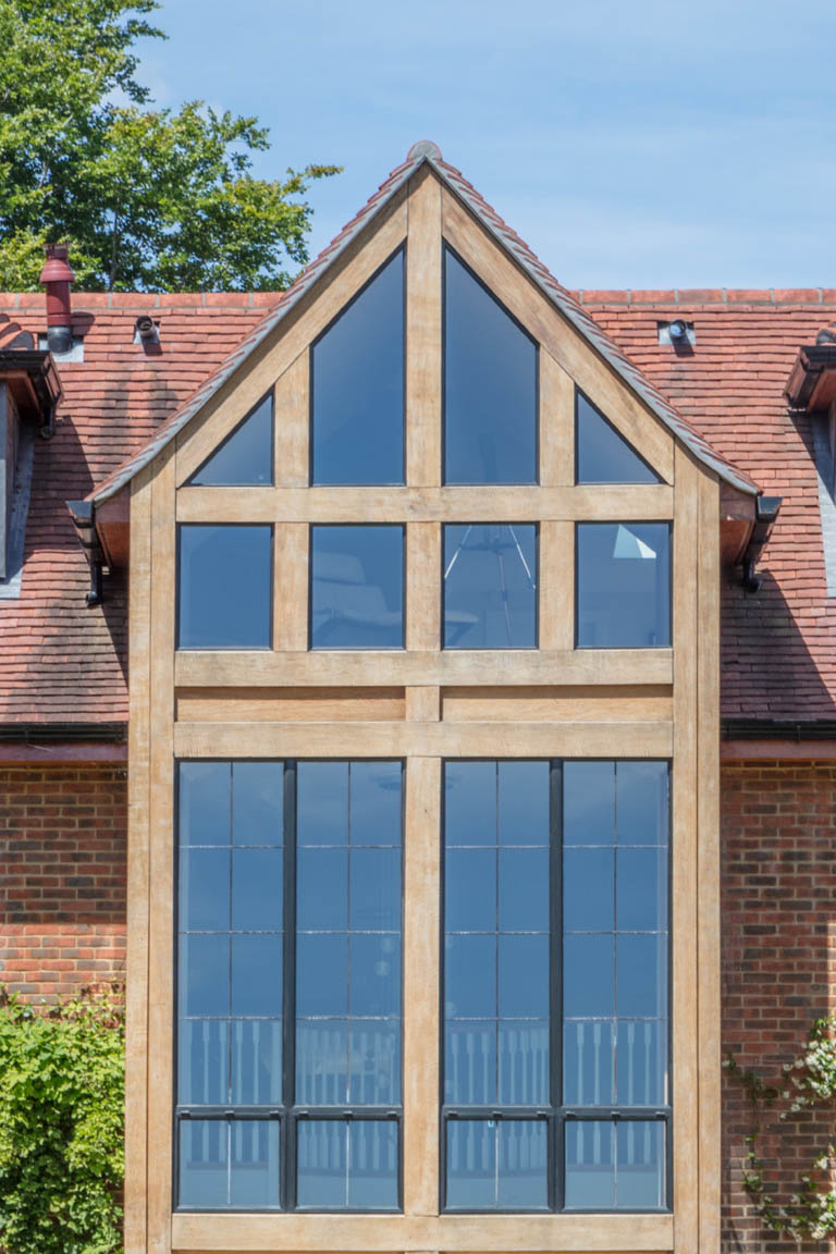Thermabronze Windows Set in Timber Frames